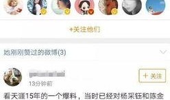 娱乐圈爆料12条微博号